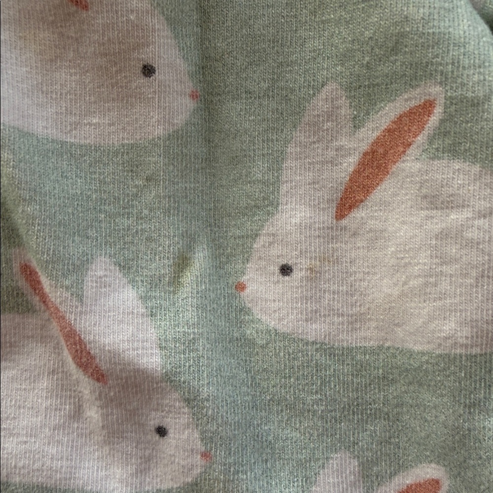 Sweet Bunny Print Kids Matching Set - Picture 2 of 2